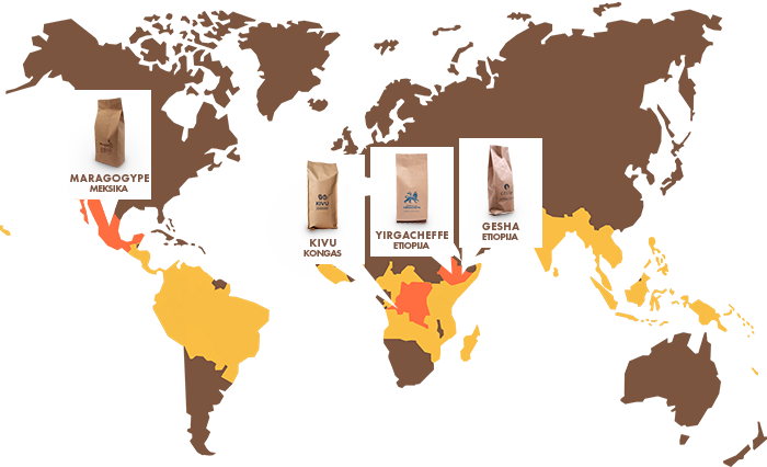 Single origin (sortenreine) Kaffeebohnen. Kaffee Kumpeln