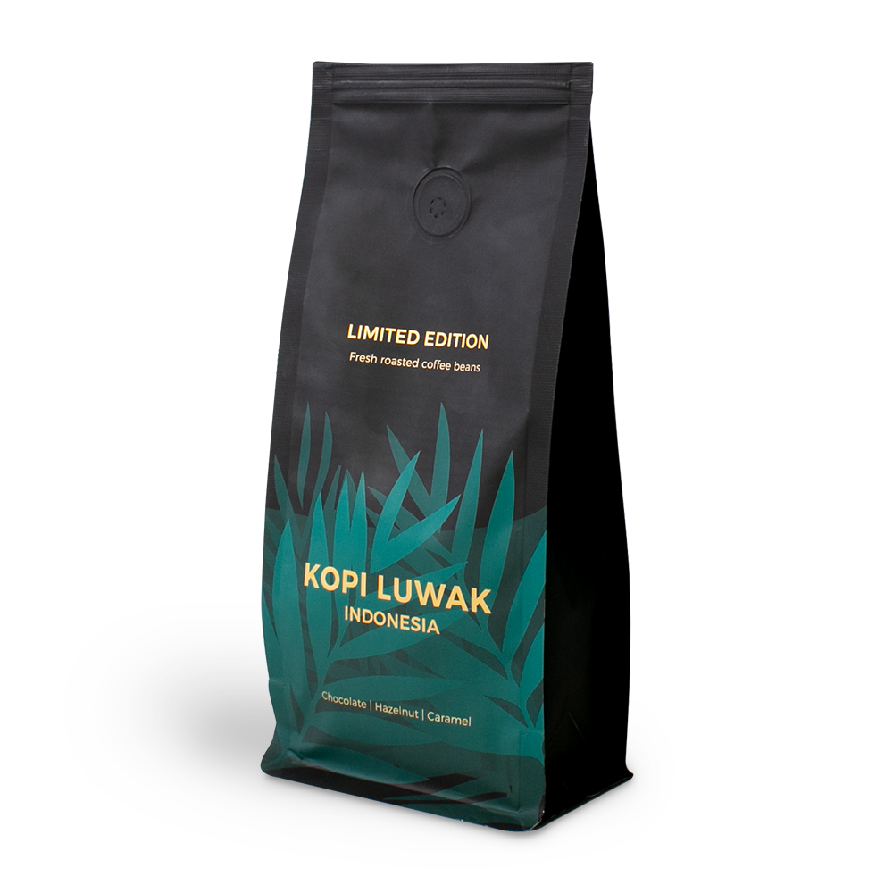 Sortenreine Kaffeebohnen „Indonesia Kopi Luwak“, 250 g