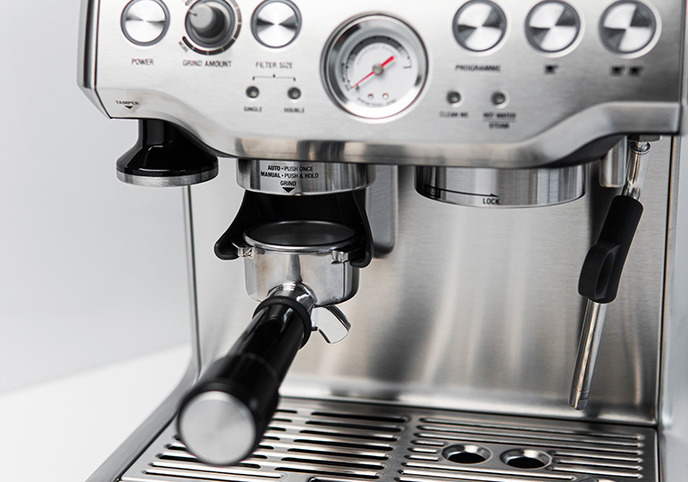 Espressomaschine mit integrierte Kaffeemühle