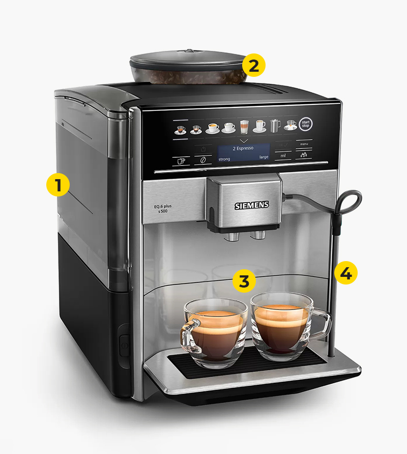 Technische Vorteile der Kaffeemaschine