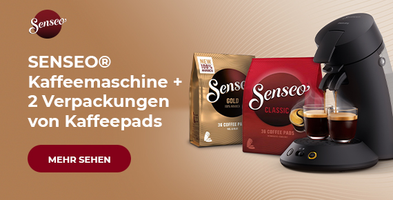 SENSEO® Kaffeemaschine + 2 Verpackungen von Kaffeepads