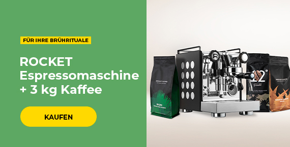ROCKET Espressomaschine + 3 kg Kaffee