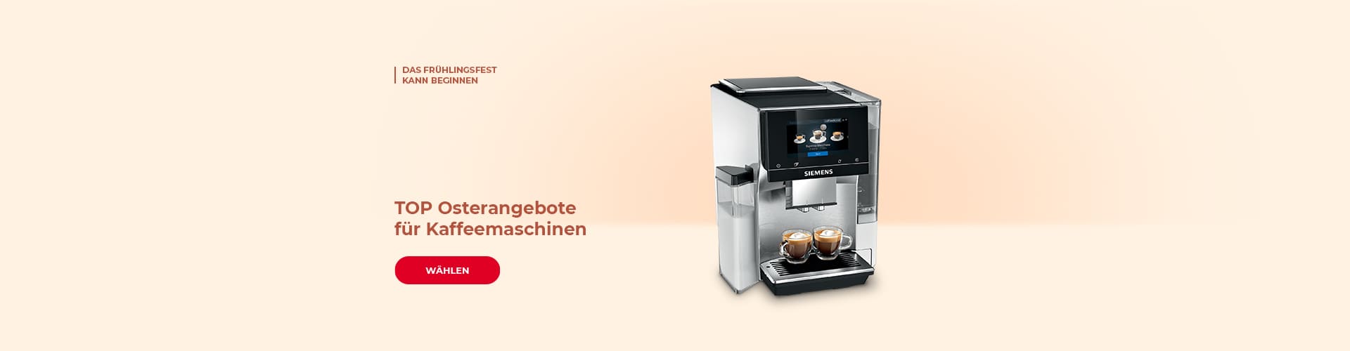 TOP Osterangebote für Kaffeemaschinen